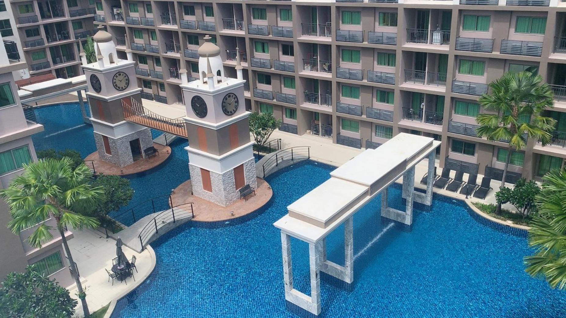 Arcadia Beach: Trendy Pool-view With Fitness Center Pattaya